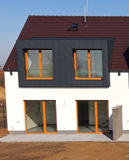Rodinn� byt RC1 v Pod�bradech - vizualizace exteri�ru