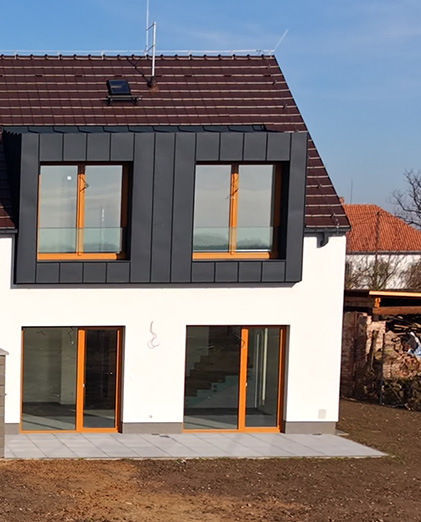 Rodinn� byt RC3 v Pod�bradech - vizualizace exteri�ru